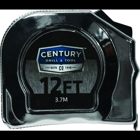 CENTURY DRILL & TOOL Tape Measure Classic Series 12Ft Length 1/2" Blade Width 72806